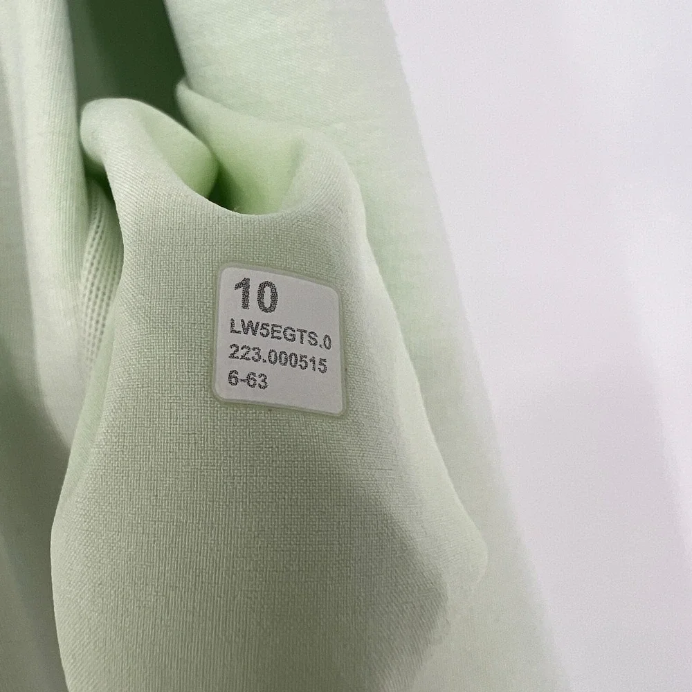 Lululemon Softstreme High-Rise Pant Womens 10 Green Sweatpant Straight‎ Leg